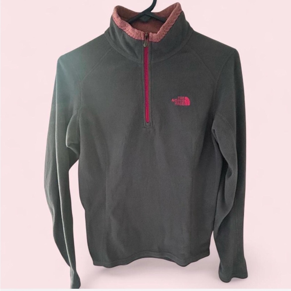 The North Face purple and Pink Fleece Pullover